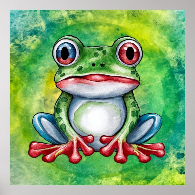 Poster Grenouille mûre (Devant)