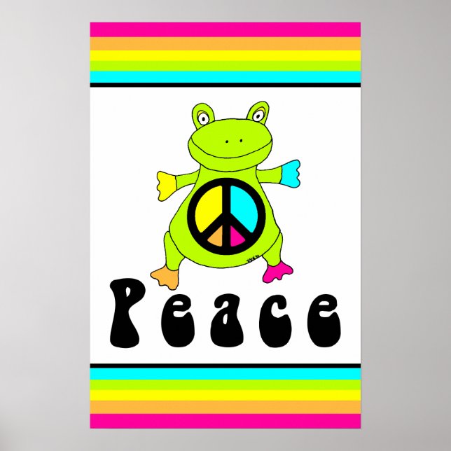 Poster Grenouille pacifique (Devant)