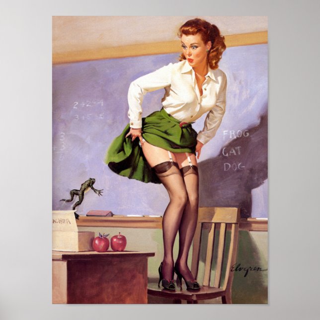 Poster Grenouille pour l'enseignant (Devant)