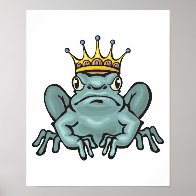 Poster grenouille princière (Devant)