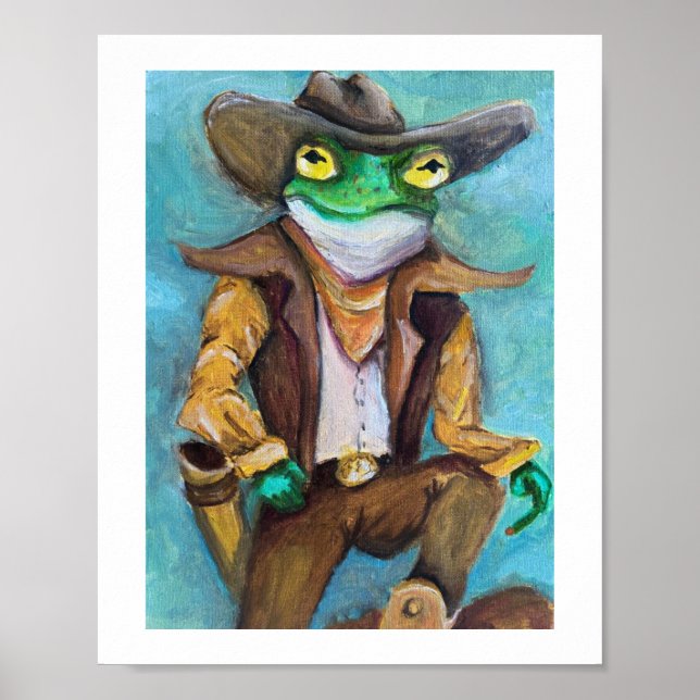 Poster Grenouille Rootin Tootin (Devant)