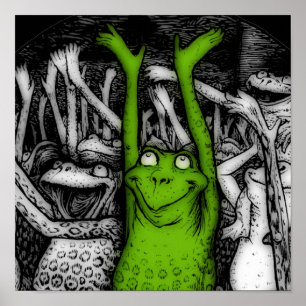 Poster Grenouilles à encourager