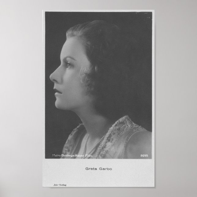 Poster Greta Garbo - Image vintage (Devant)