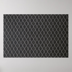 Poster Grey metal wire fence