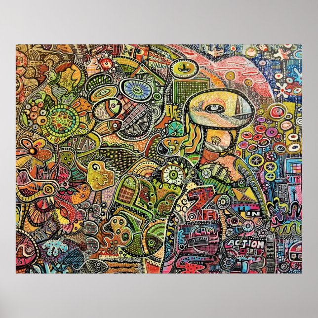 POSTER GRFAFITTI-MON MONDE (Devant)