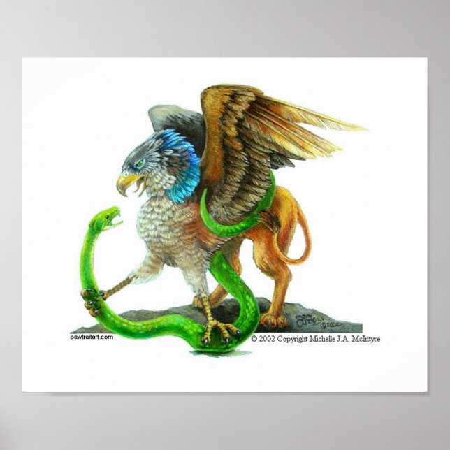 Poster Griffin et le serpent (Devant)