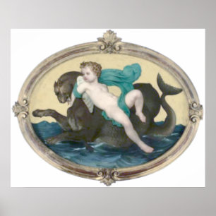 Poster Griffon de l'ONU de Bouguereau - de Putti Sur