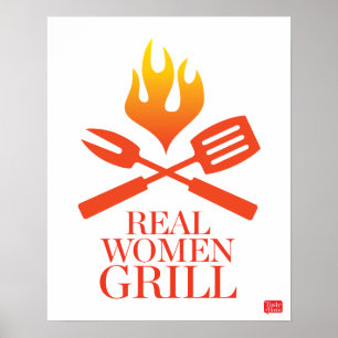 Poster Grill femmes réelles
