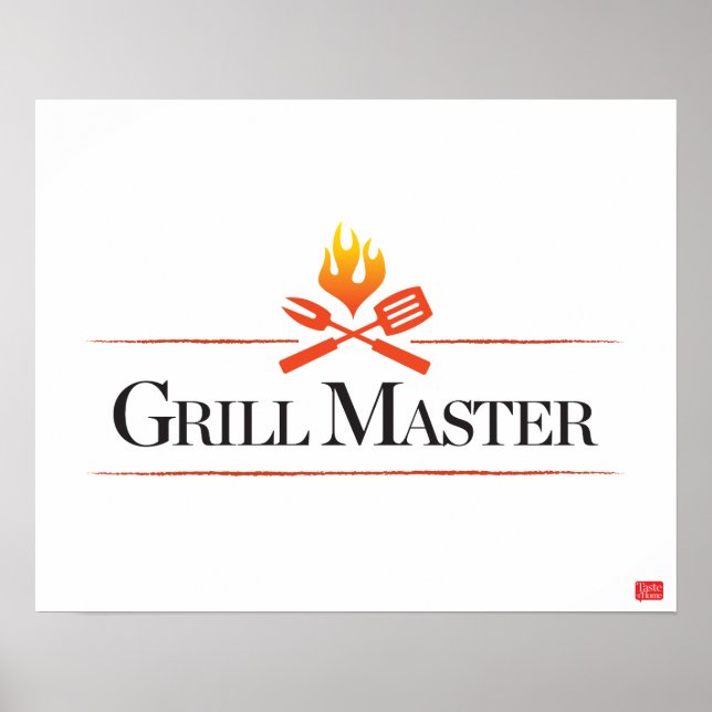 Poster Grill Master (Devant)