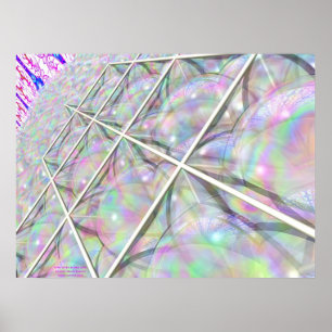 Poster Grille de bulle Star Tetra