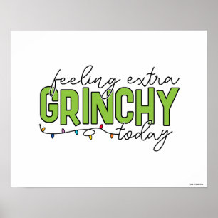 Poster Grille Sentiment de grinchy supplémentaire aujou