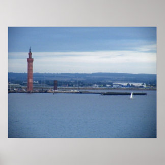 Poster Grimsby Dock Tower, Lincolnshire, UK