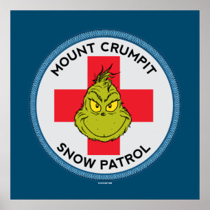 Poster Grinch   Patrouille de neige du mont Crumpit