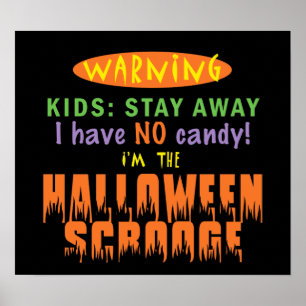 POSTER GRIPPE-SOU DE HALLOWEEN