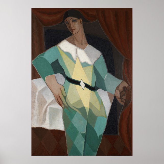 Poster Gris - Harlequin (Devant)