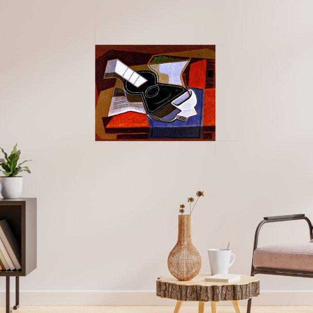 Poster Gris - La Guitare Noire (Salon 3)