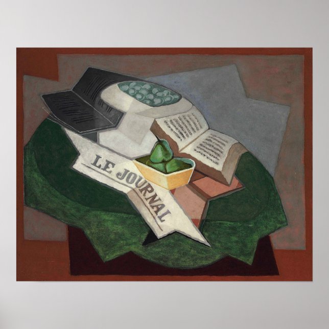 Poster Gris - Le Tapis Vert (Devant)
