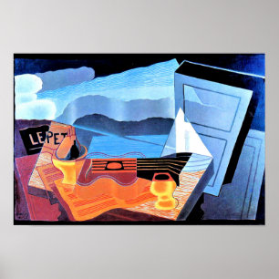 Poster Gris - Vue sur la baie