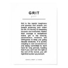 Poster GRIT - Un Manifeste pour une vie résiliente