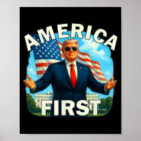 Gritty Bold Rétro Slogan politique Amérique d'abor