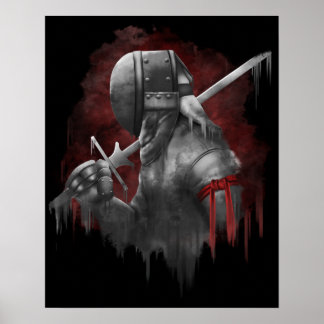 Poster Gritty HEMA Longsword Fencer
