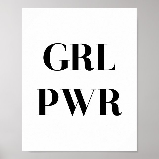 POSTER GRL PWR (Devant)