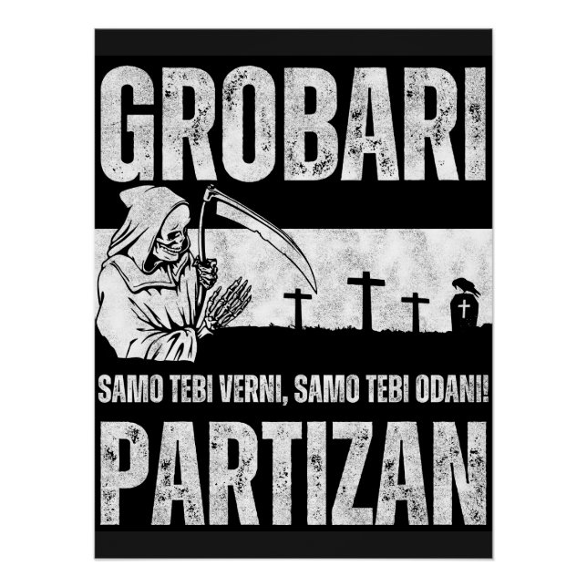 Poster Grobari - Samo Tebi Verni Samo Tebi Odani  (Devant)