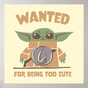 Poster Grogu - Recherché : Pour être trop mignon