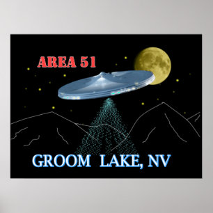 Poster Groom Lake NV