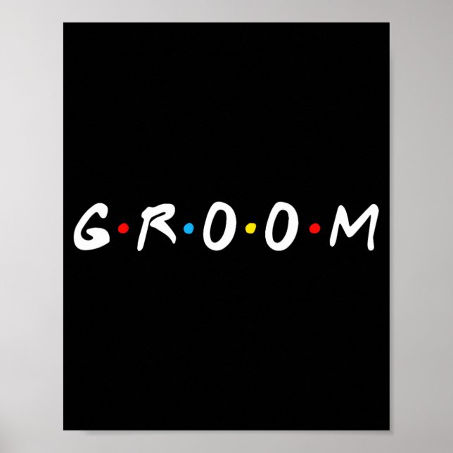 Poster Groom To Be Men Wedding Day Bachelor Party (Devant)