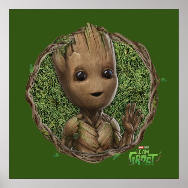 Poster Groot Framed Badge (Devant)