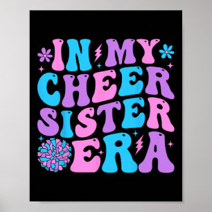 Poster Groovy Dans Mon Ere De Soeur De Cheer Cheerleading