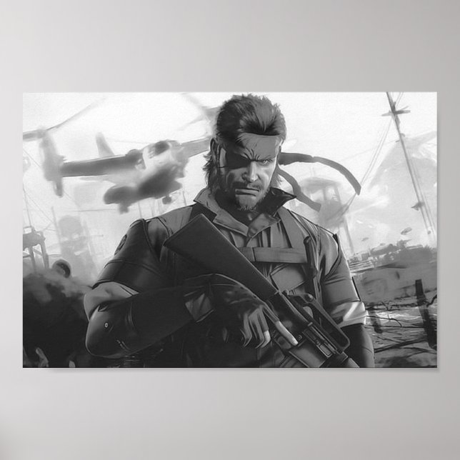 Poster Gros Boss robuste pour engrenage métallique (Devant)