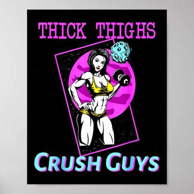 Poster Gros Coiffures Les Gars Broyeurs Poids Bodybuildin (Devant)