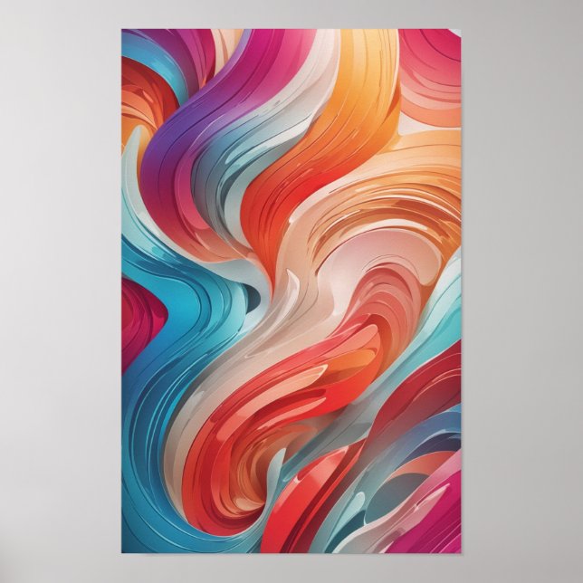 Poster Gros dégradés (Devant)