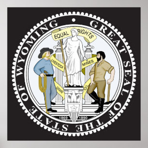 Poster Gros phoque du Wyoming