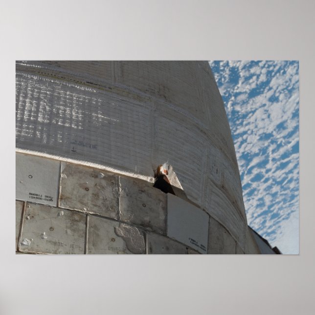 Poster Gros plan de la navette spatiale Atlantis (Devant)