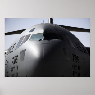 Poster Gros plan de l'avant d'un C-17 Globemaster III