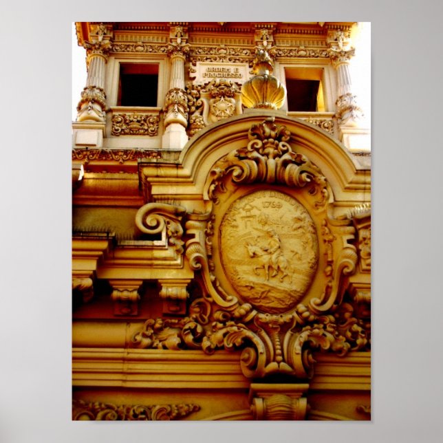 Poster Gros plan du musée (Devant)
