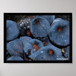 Poster Gros plan sur le fruit du figuier