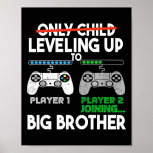 Poster Grossesse Promu Gros Bro Leveling Jusqu'À Big Brot