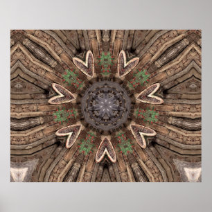 Poster Grotte d'affiche de coeurs