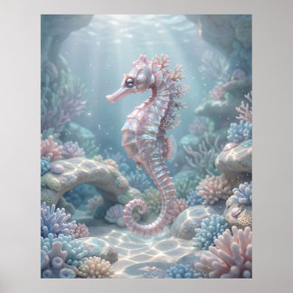 Poster Grotte de l'Hippocampe Perlé