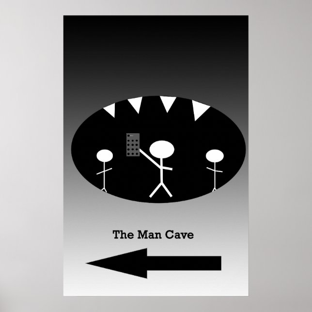 Poster Grotte Man (Devant)