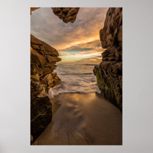 Poster Grotte marine à Windansea Beach