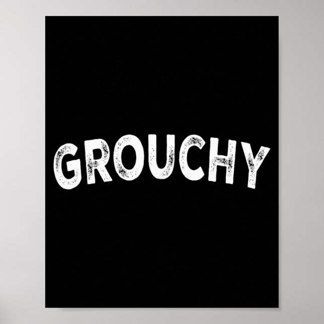 Poster Grouchy  (Devant)