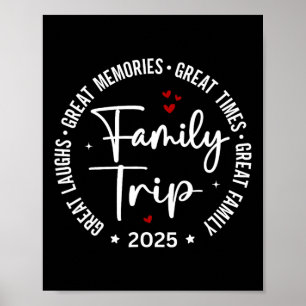 Poster Groupe de jumelage Voyage en famille 2025