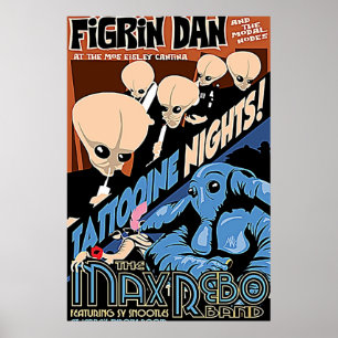 Poster Groupe Figrin Dan Cantina