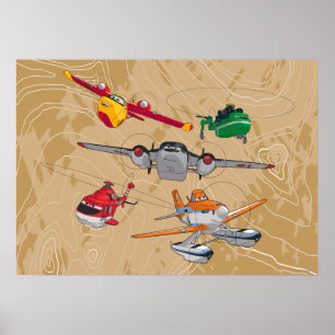 Poster Groupe Planes
