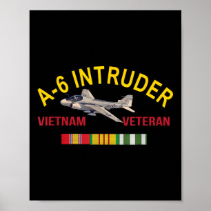 Poster Grumman A-6 Intruder Vietnam Vétérinaire Intruder